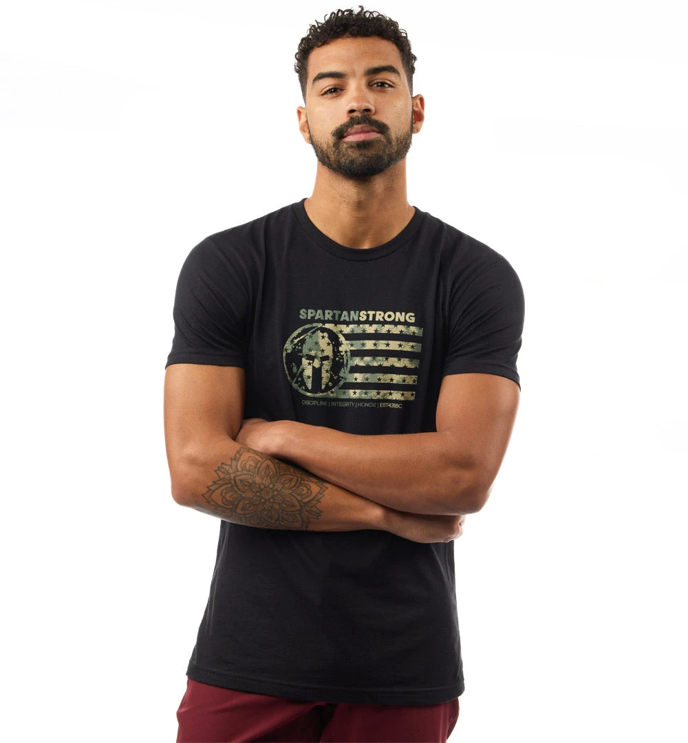 SPARTAN Strong Flag Tee - Men's - Image 2