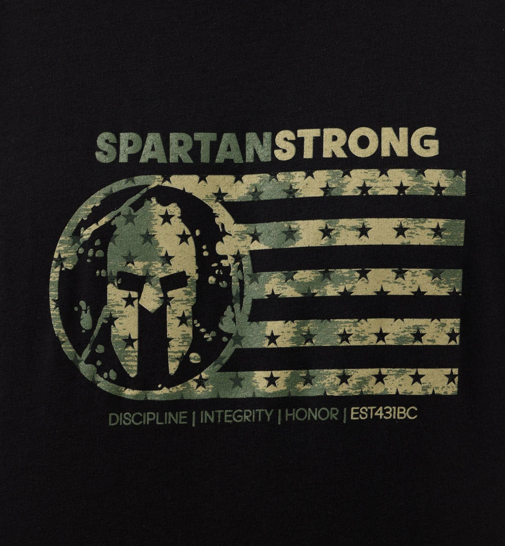 SPARTAN Strong Flag Tee - Men's - Image 4