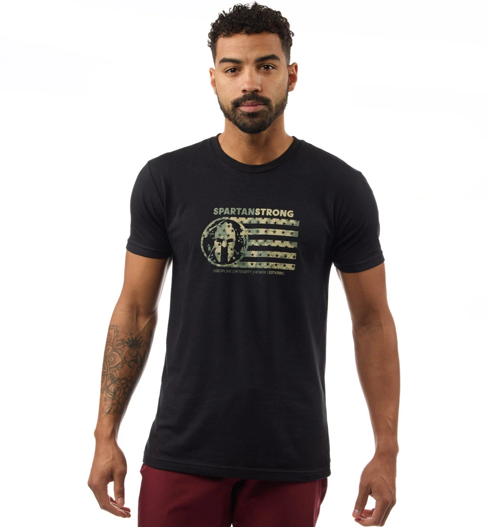 SPARTAN Strong Flag Tee - Men's